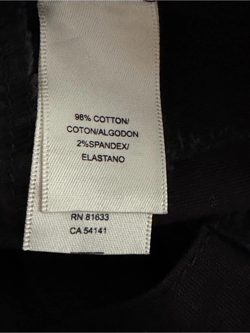 Men's Black Lightweight Jeans